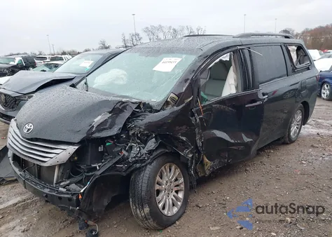 2016 Toyota Sienna Xle 8 Passenger из США, поврежденный, VIN 5TDYK3DC7GS708255